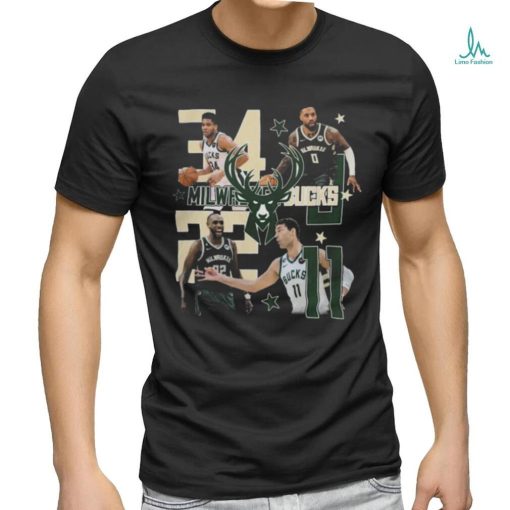 Official Team Milwaukee Bucks Players 2023 T Shirt