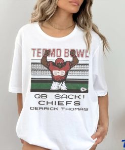 Official Tecmo bowl qb sack Chiefs derrick thomas shirt