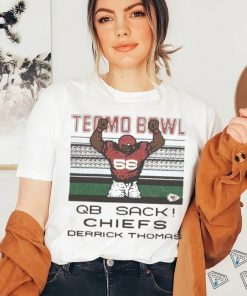 Official Tecmo bowl qb sack Chiefs derrick thomas shirt