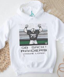 Official Tecmo bowl qb sack raiders howie long shirt