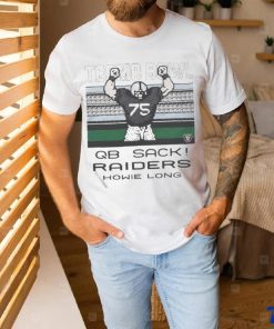 Official Tecmo bowl qb sack raiders howie long shirt