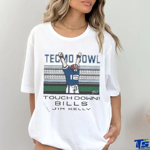 Official Tecmo bowl touchdown Bills jim kelly shirt