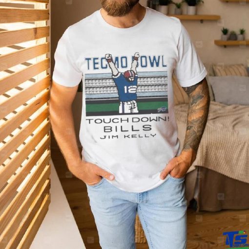 Official Tecmo bowl touchdown Bills jim kelly shirt