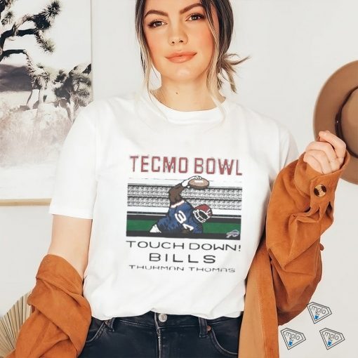 Official Tecmo bowl touchdown Bills thurman thomas shirt