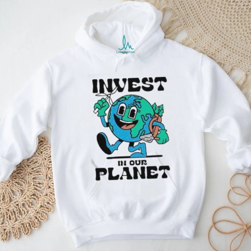 Official Teemill Invest In Our Planet Earth Shirt