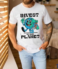 Official Teemill Invest In Our Planet Earth Shirt
