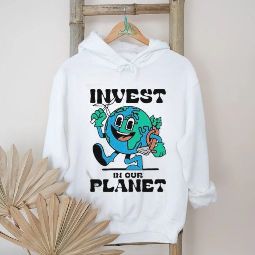 Official Teemill Invest In Our Planet Earth Shirt