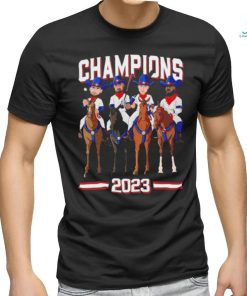 Official Texas Champions 2023 Cowboy Riding Horse T Shirt