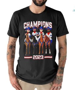 Official Texas Champions 2023 Cowboy Riding Horse T Shirt