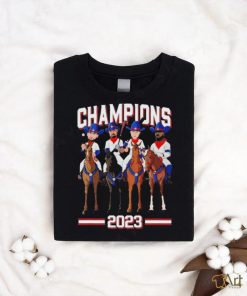 Official Texas Champions 2023 Cowboy Riding Horse T Shirt