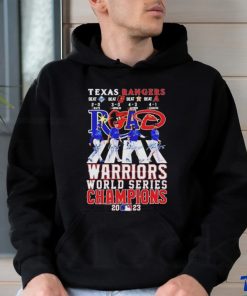 Official Texas Rangers Road Warriors World Series Champions 2023 Abbey Road Signatures Shirt