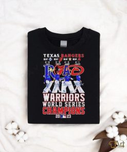 Official Texas Rangers Road Warriors World Series Champions 2023 Abbey Road Signatures Shirt