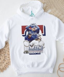 Official Texas Rangers Skyline 2023 World Series Capital One Shirt