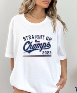 Official Texas Rangers Straight Up Champs 2023 Shirt