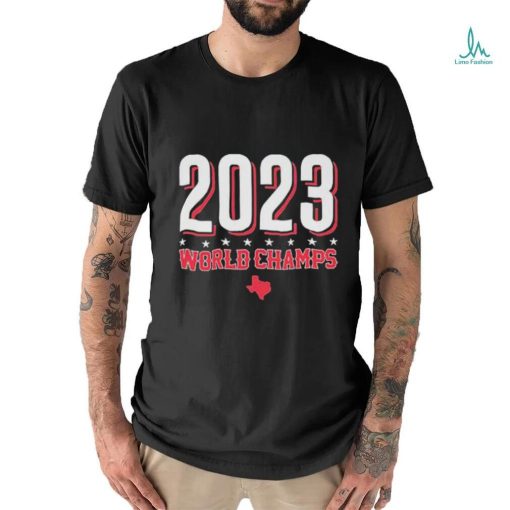 Official Texas World Champions Banner 2023 Shirts