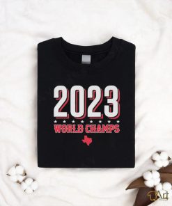 Official Texas World Champions Banner 2023 Shirts
