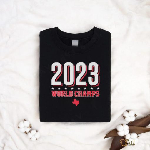Official Texas World Champions Banner 2023 Shirts