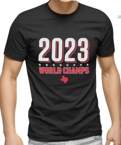 Official Texas World Champions Banner 2023 Shirts