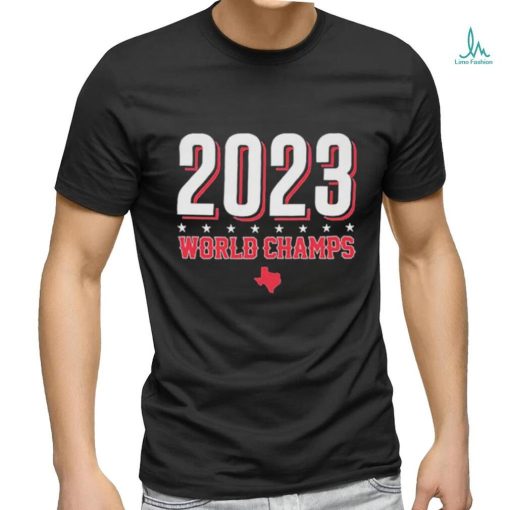 Official Texas World Champions Banner 2023 Shirts