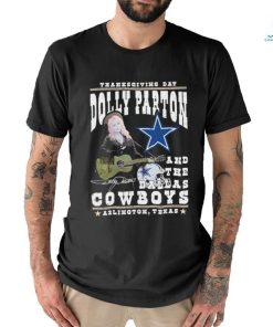 Official Thanksgiving day Dolly Parton and the Dallas Cowboys Arlington, Texas signature shirt