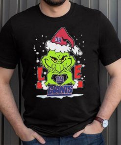 Official The Grinch Love Heart New York Giants Football Christmas 2023 shirt