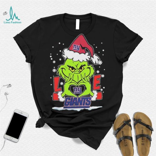 Official The Grinch Love Heart New York Giants Football Christmas 2023 shirt