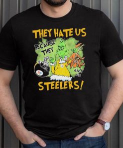 Official The Grinch They Hate Us Because Ain’t Us Steelers Shirt