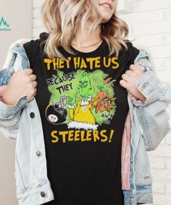 Official The Grinch They Hate Us Because Ain’t Us Steelers Shirt, hoodie, sweater, long sleeve and tank top Official The Grinch They Hate Us Because Ain’t Us Steelers Shirt