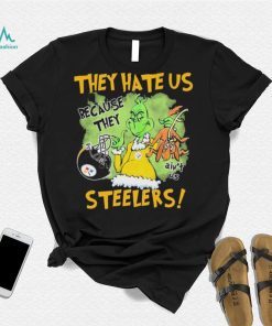 Official The Grinch They Hate Us Because Ain’t Us Steelers Shirt, hoodie, sweater, long sleeve and tank top Official The Grinch They Hate Us Because Ain’t Us Steelers Shirt