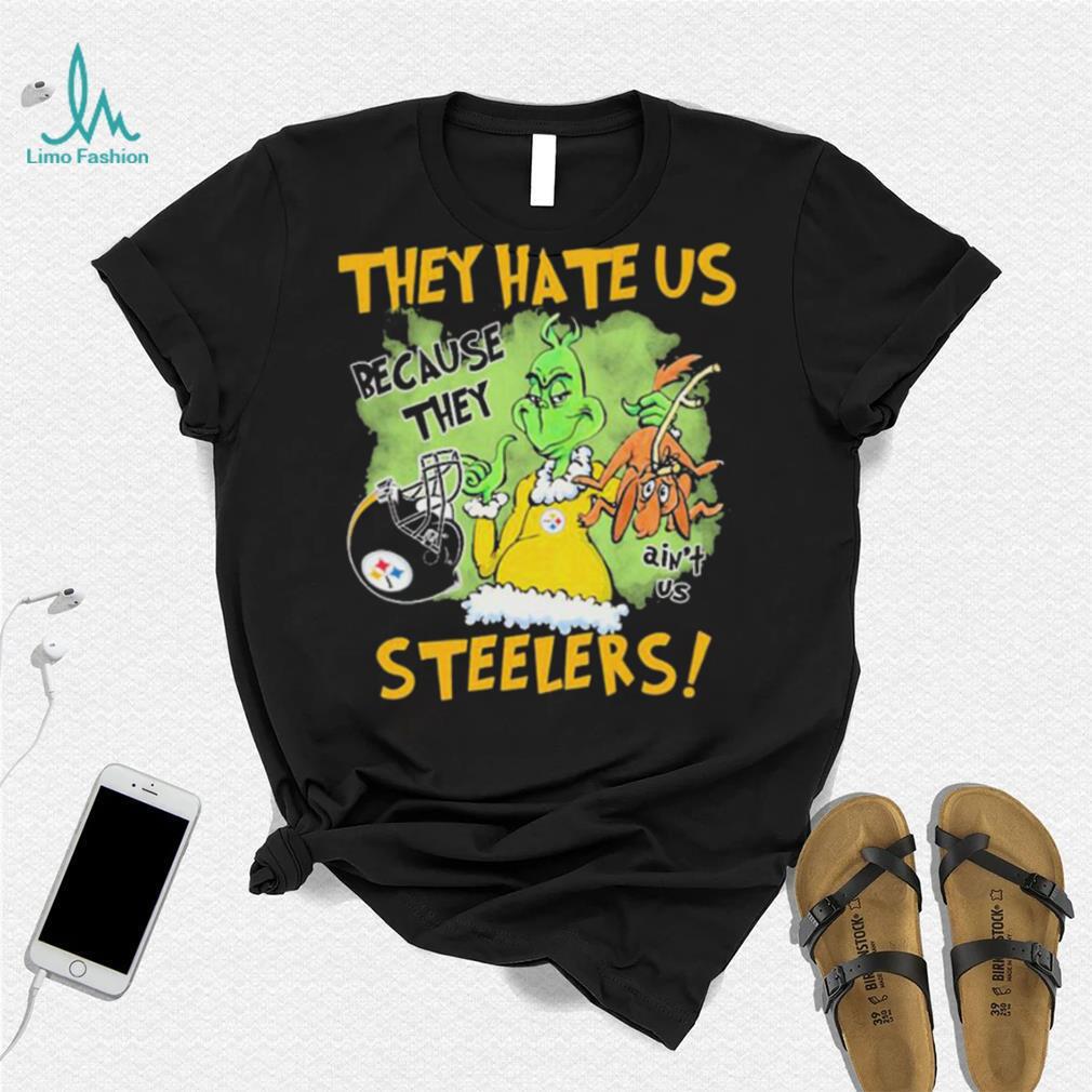 Official The Grinch They Hate Us Because Ain’t Us Steelers Shirt Official The Grinch They Hate Us Because Ain’t Us Steelers Shirt
