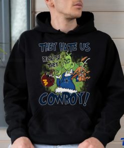 Official The Grinch They Hate Us Because They Dallas Cowboys shirt