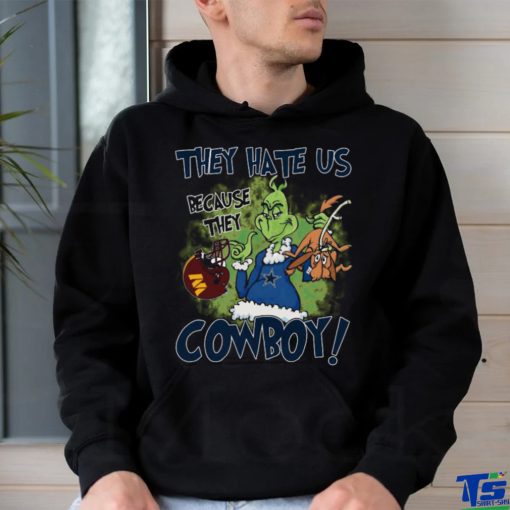 Official The Grinch They Hate Us Because They Dallas Cowboys shirt