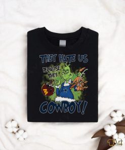 Official The Grinch They Hate Us Because They Dallas Cowboys shirt