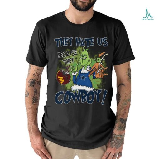 Official The Grinch They Hate Us Because They Dallas Cowboys shirt