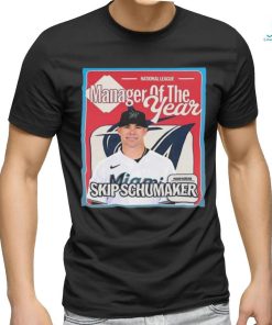 Official The National League Manager Of The Year Award Winner Is Skip Schumaker Of The Miami Marlins T Shirt