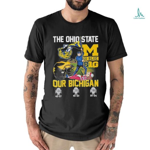 Official The Ohio State Go Blue B1G Our Bichigan T Shirt