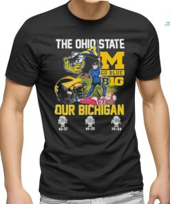 Official The Ohio State Go Blue B1G Our Bichigan T Shirt