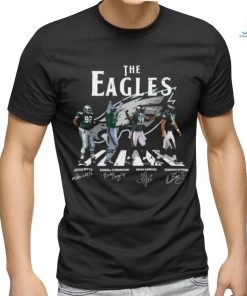 Official The Philadelphia Eagles Abbey road signatures 2023 Shirt