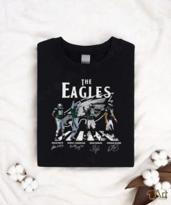 Official The Philadelphia Eagles Abbey road signatures 2023 Shirt