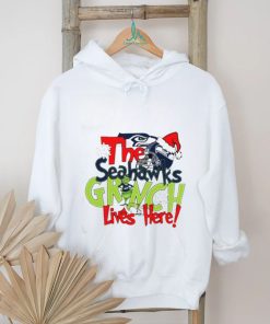 Official The Seahawks Grinch Lives Here Christmas Shirt