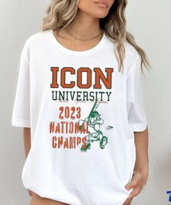 Official The icon university 2023 champs T shirt