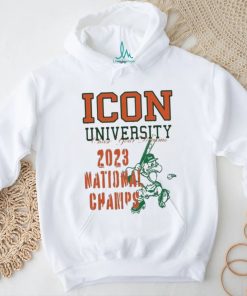 Official The icon university 2023 champs T shirt