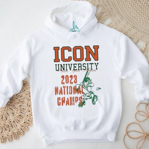 Official The icon university 2023 champs T shirt