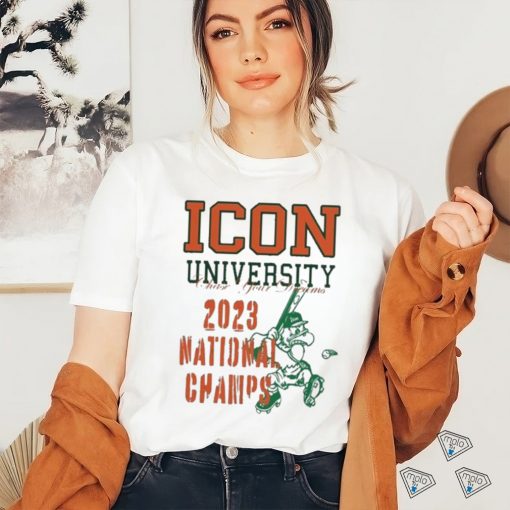 Official The icon university 2023 champs T shirt