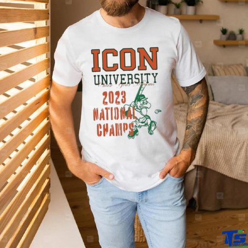 Official The icon university 2023 champs T shirt