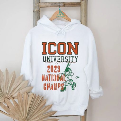 Official The icon university 2023 champs T shirt