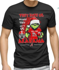 Official They Hate Us Because Ain’t Us Alabama Crimson Tide The Grinch Christmas shirt