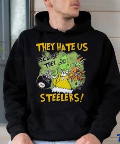 Official They Hate Us Because They Aint Us Steelers T Shirt