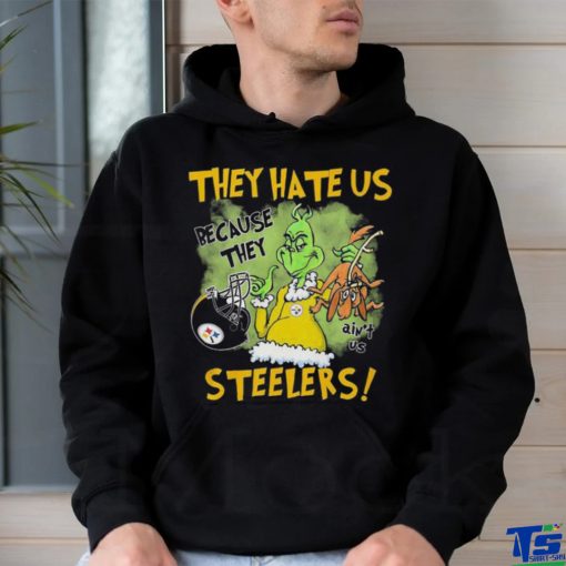 Official They Hate Us Because They Aint Us Steelers T Shirt