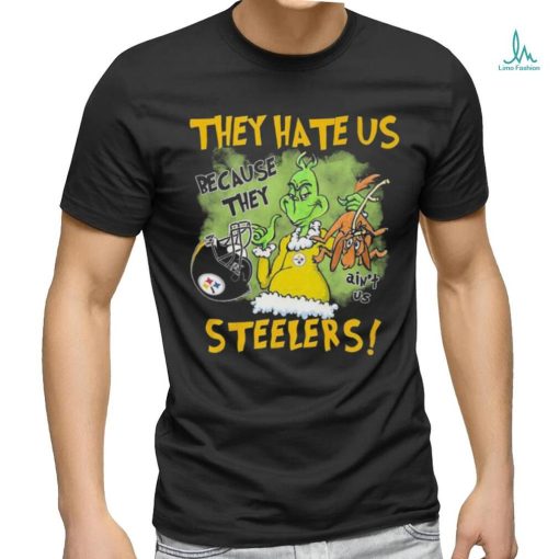 Official They Hate Us Because They Aint Us Steelers T Shirt